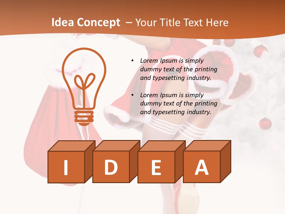 Star Gift Claus PowerPoint Template