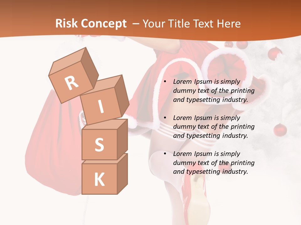 Star Gift Claus PowerPoint Template