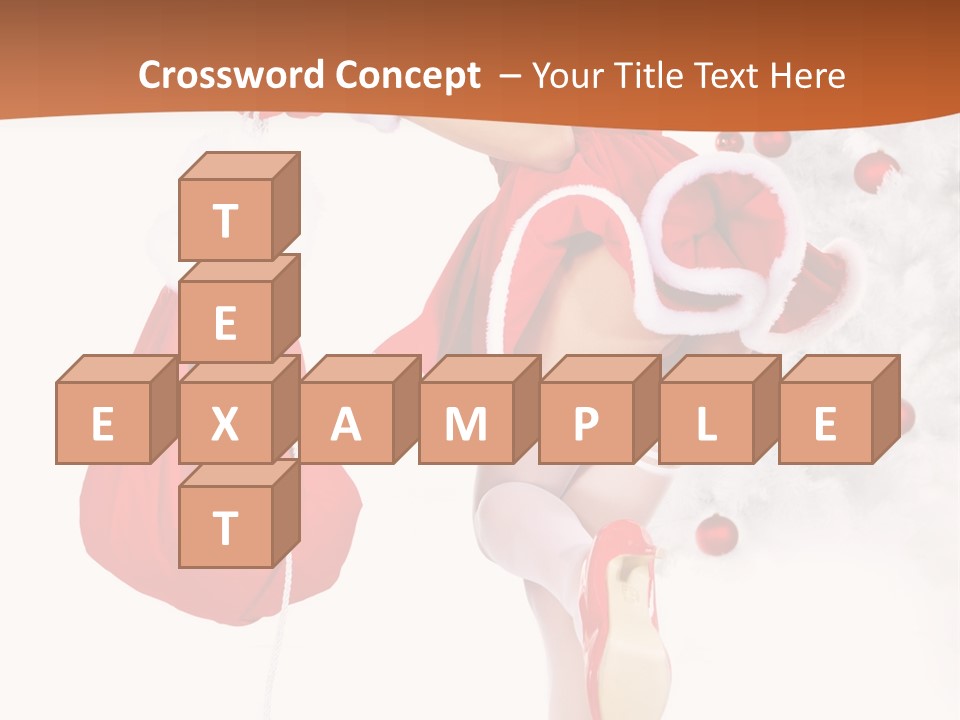 Star Gift Claus PowerPoint Template