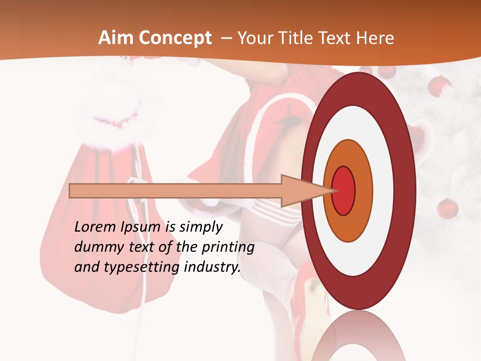 Star Gift Claus PowerPoint Template