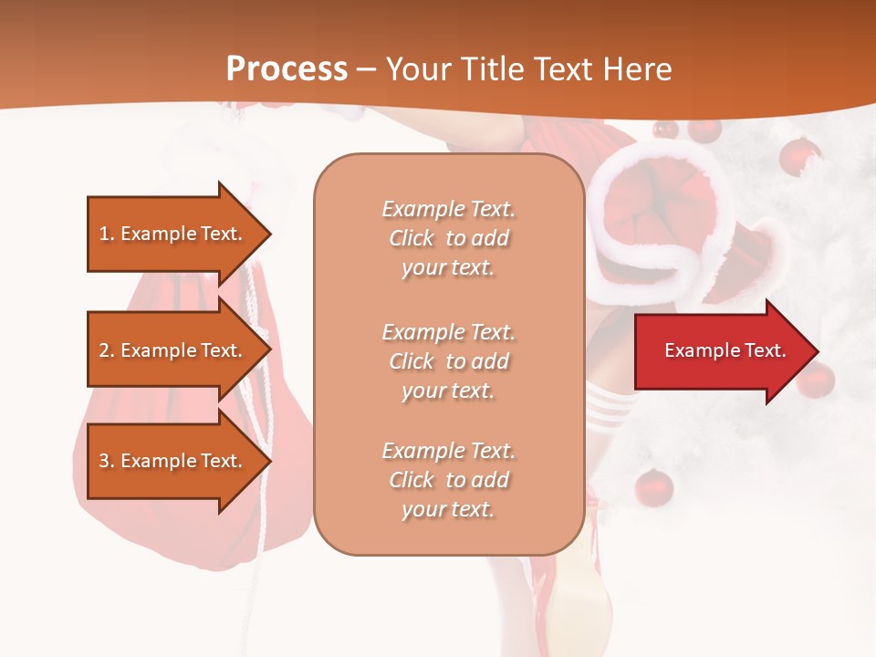 Star Gift Claus PowerPoint Template