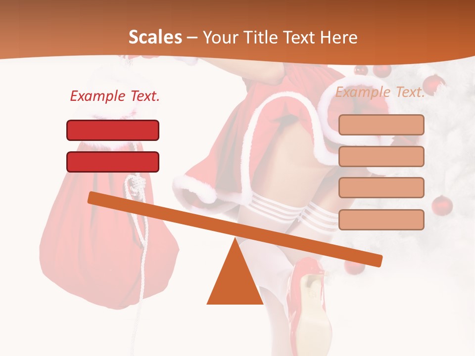 Star Gift Claus PowerPoint Template