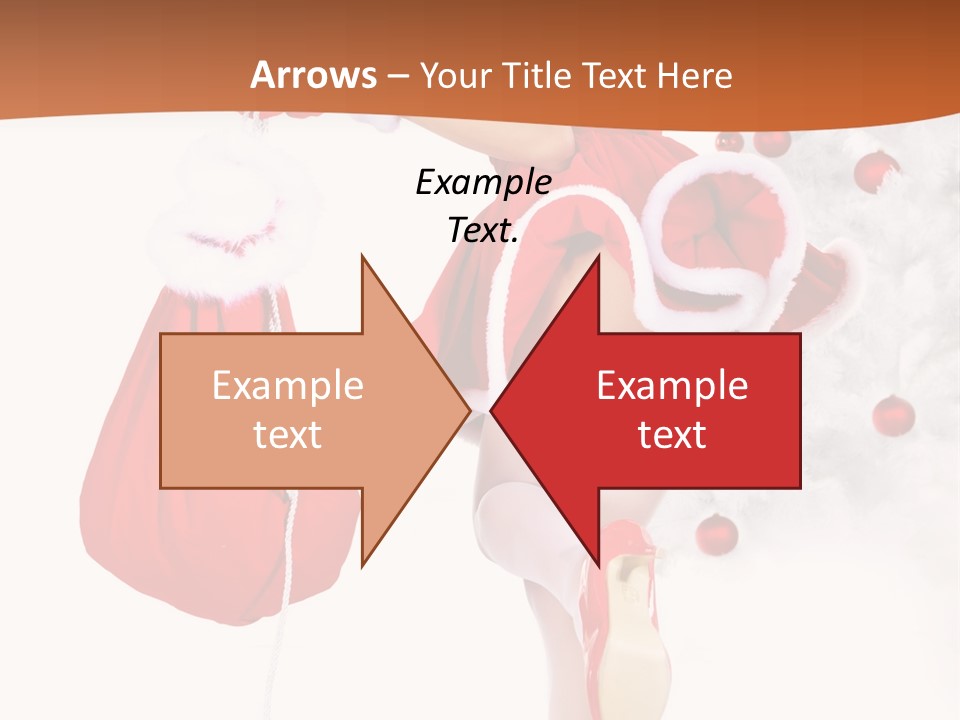 Star Gift Claus PowerPoint Template