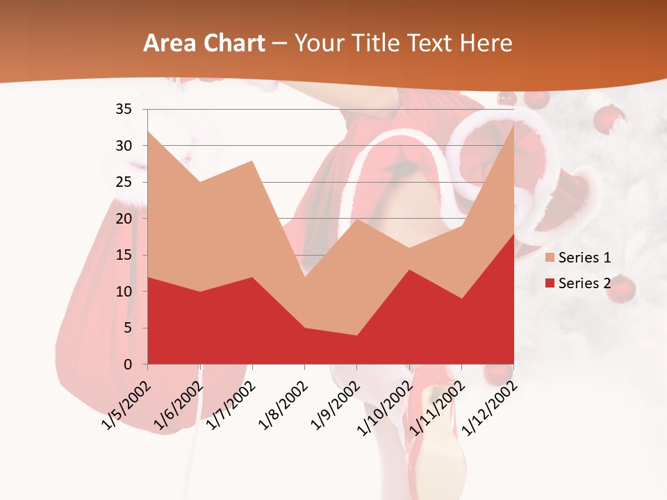 Star Gift Claus PowerPoint Template