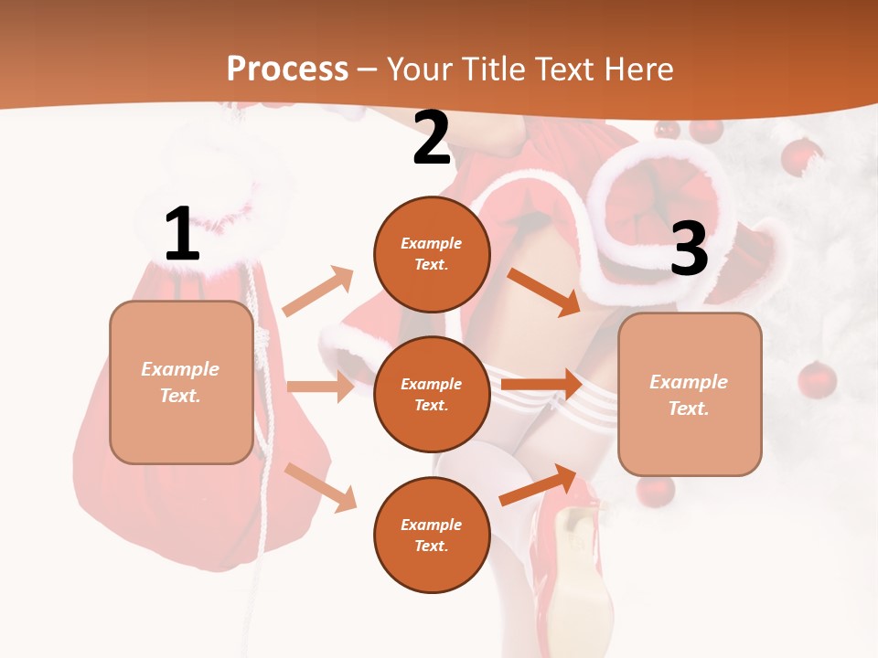 Star Gift Claus PowerPoint Template