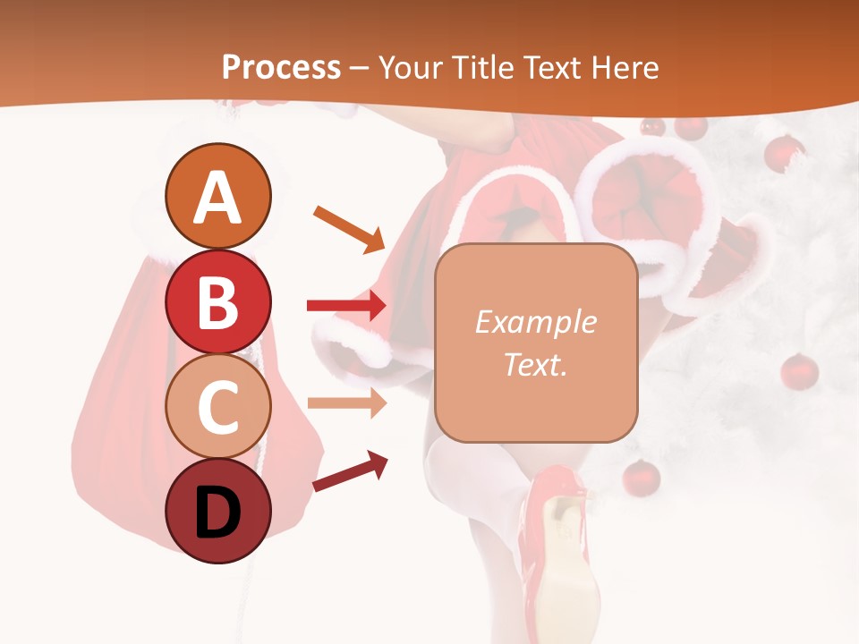 Star Gift Claus PowerPoint Template