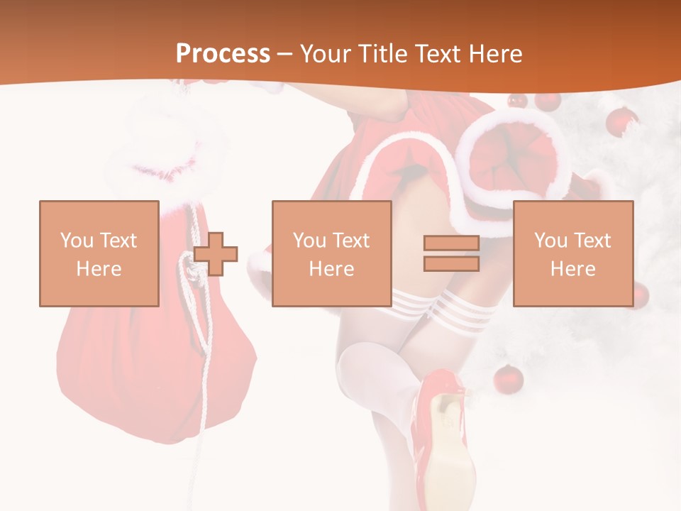 Star Gift Claus PowerPoint Template