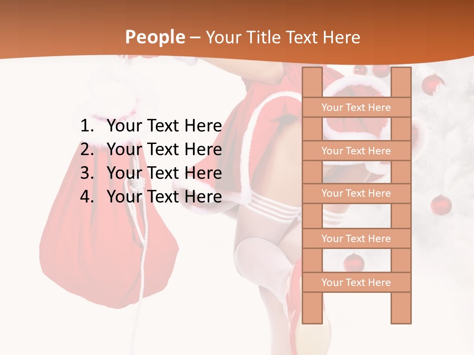 Star Gift Claus PowerPoint Template