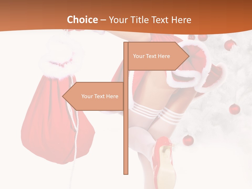Star Gift Claus PowerPoint Template