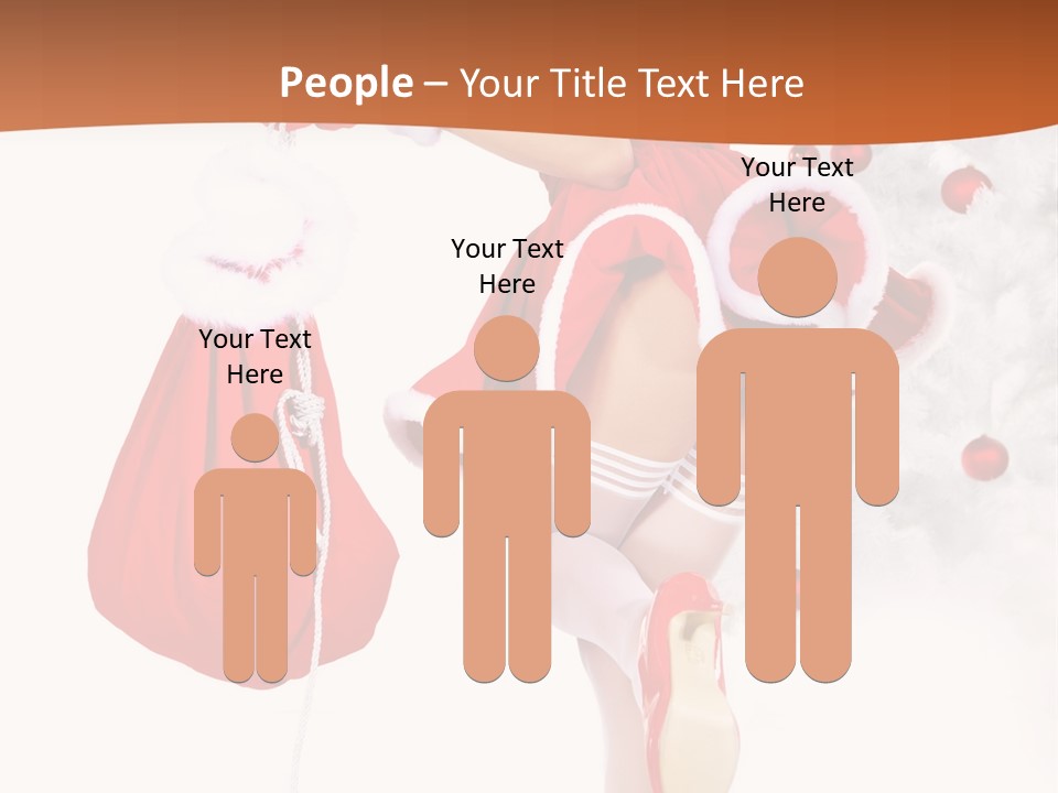 Star Gift Claus PowerPoint Template