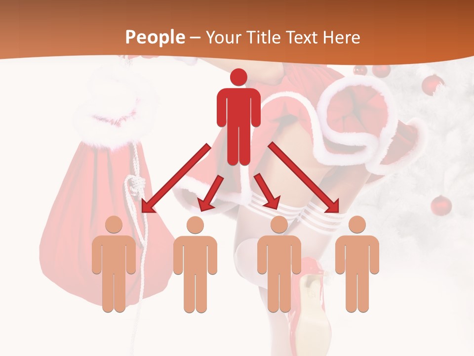 Star Gift Claus PowerPoint Template