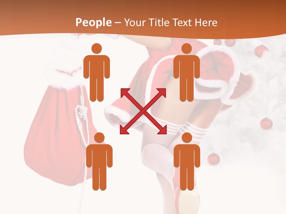 Star Gift Claus PowerPoint Template