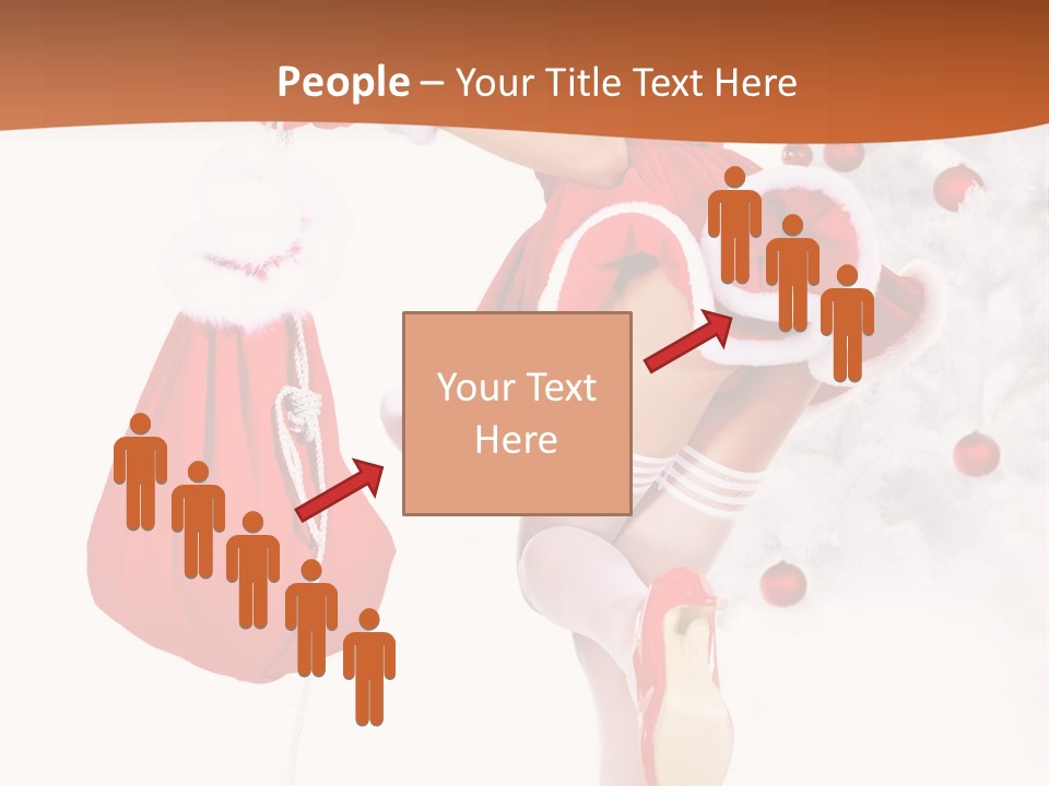 Star Gift Claus PowerPoint Template