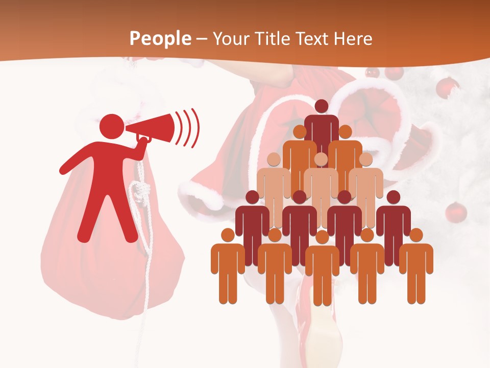 Star Gift Claus PowerPoint Template