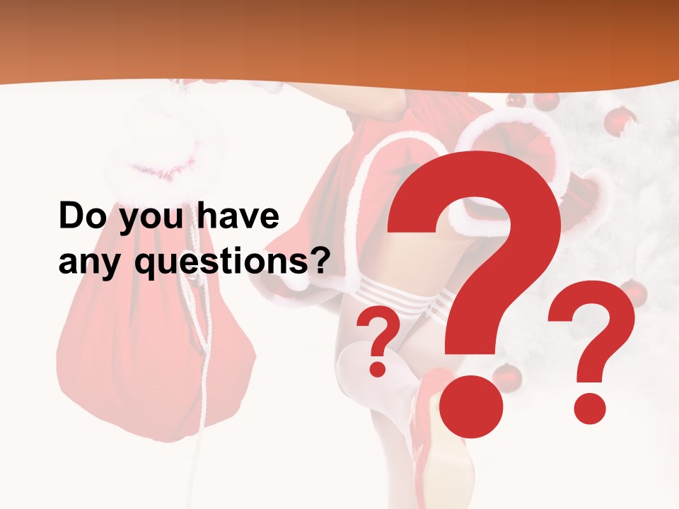 Star Gift Claus PowerPoint Template