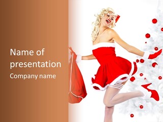 Gift Pin Beautiful PowerPoint Template