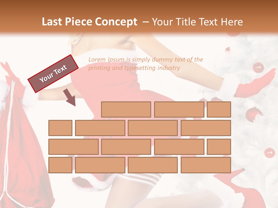 Gift Pin Beautiful PowerPoint Template