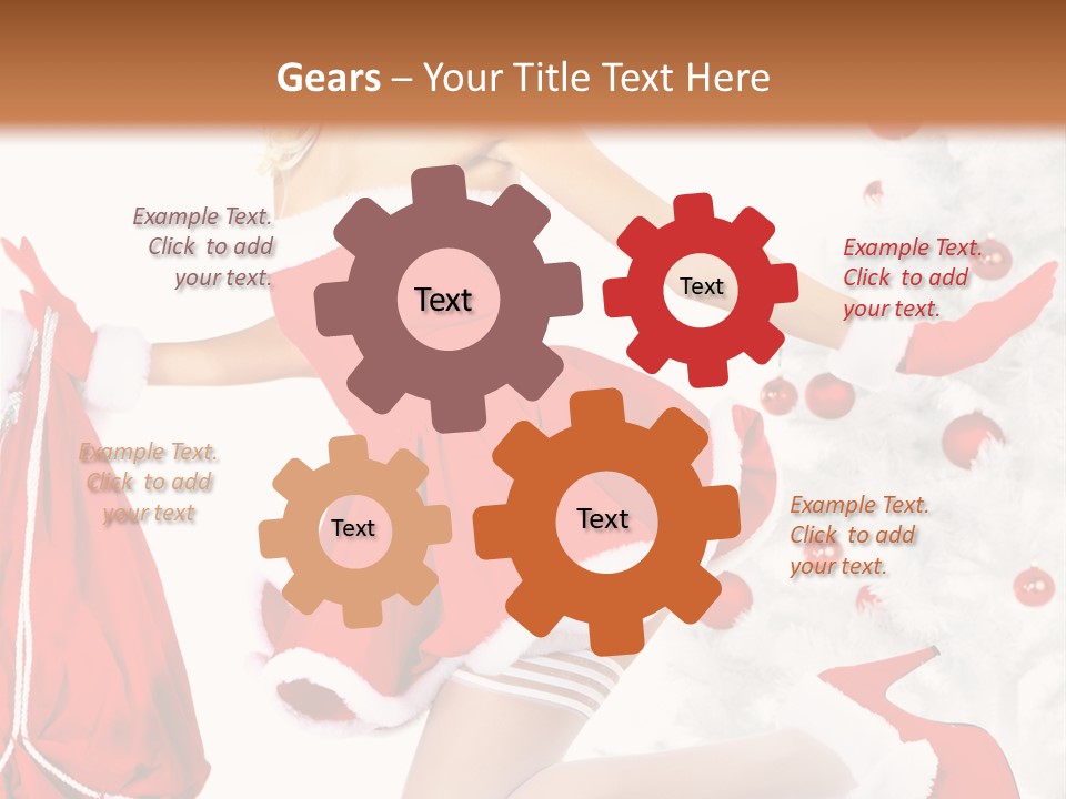 Gift Pin Beautiful PowerPoint Template