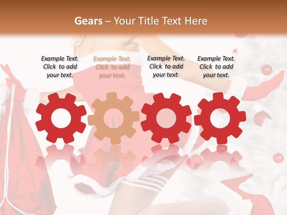 Gift Pin Beautiful PowerPoint Template