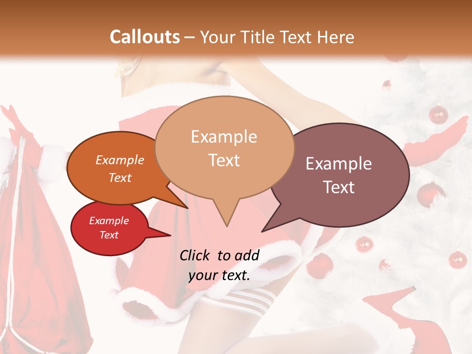 Gift Pin Beautiful PowerPoint Template