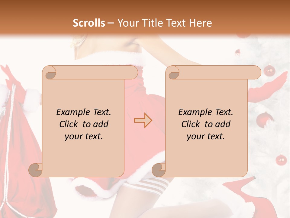 Gift Pin Beautiful PowerPoint Template