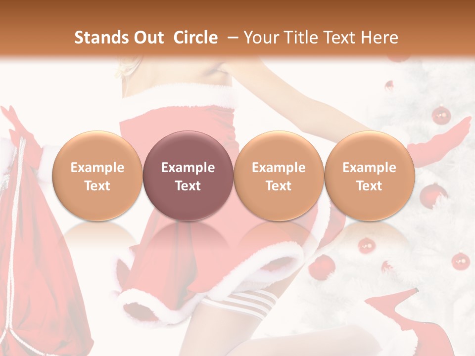 Gift Pin Beautiful PowerPoint Template