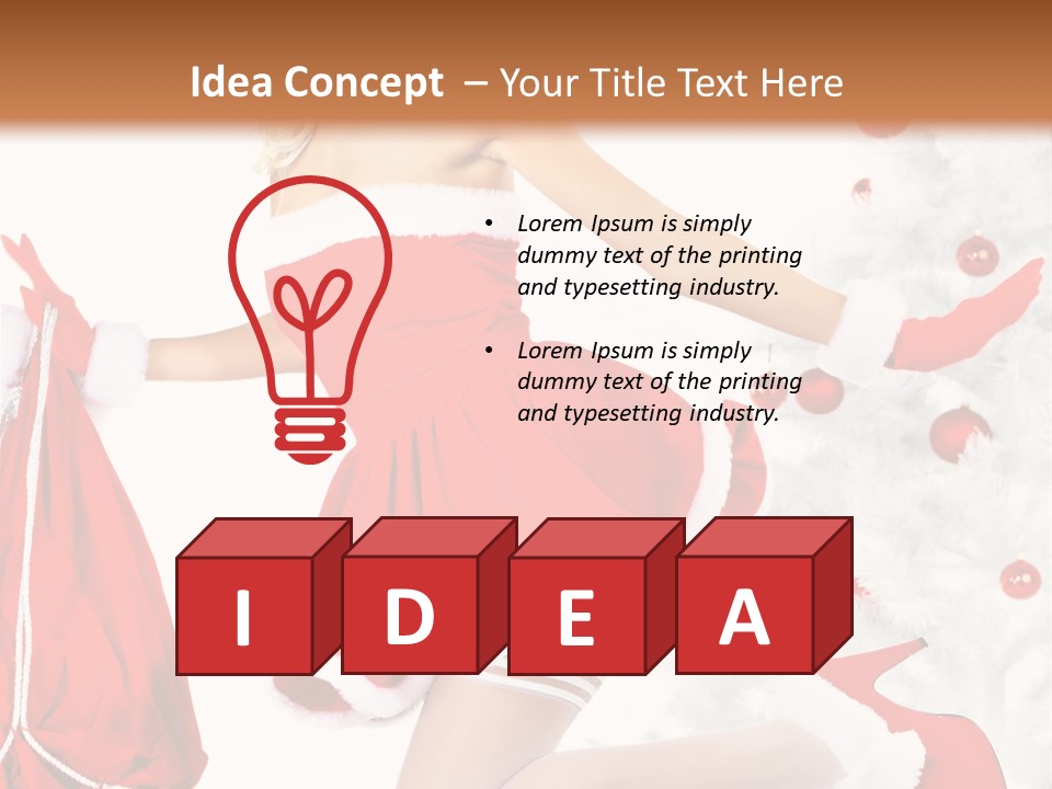 Gift Pin Beautiful PowerPoint Template