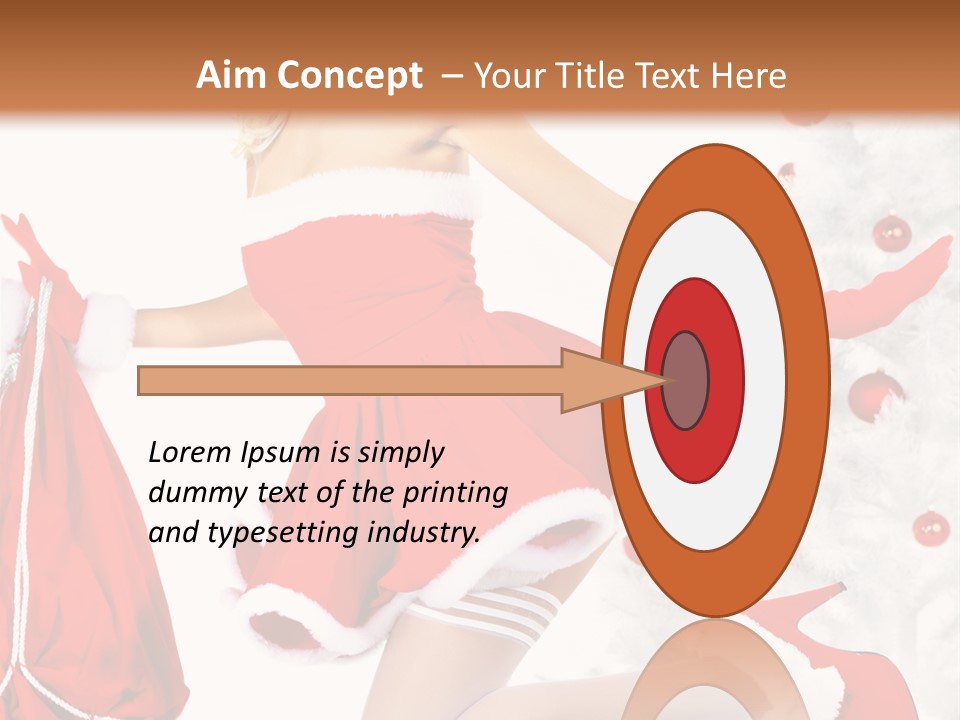 Gift Pin Beautiful PowerPoint Template