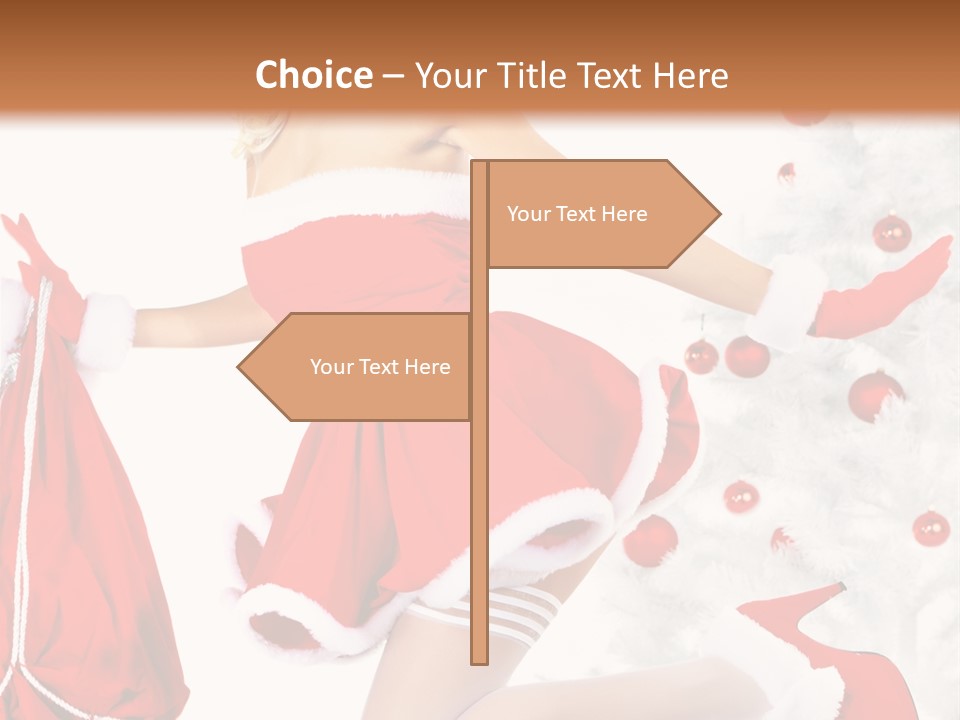 Gift Pin Beautiful PowerPoint Template