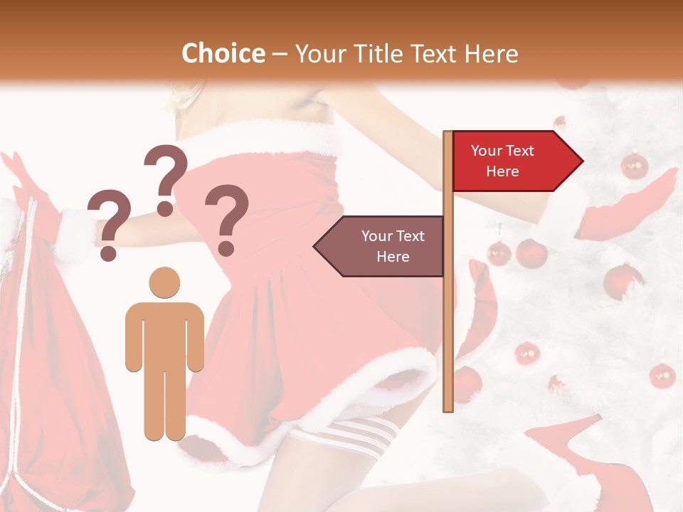 Gift Pin Beautiful PowerPoint Template