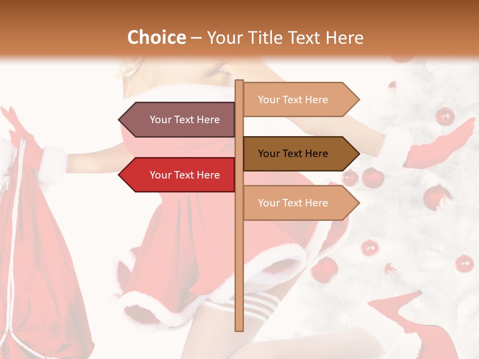 Gift Pin Beautiful PowerPoint Template