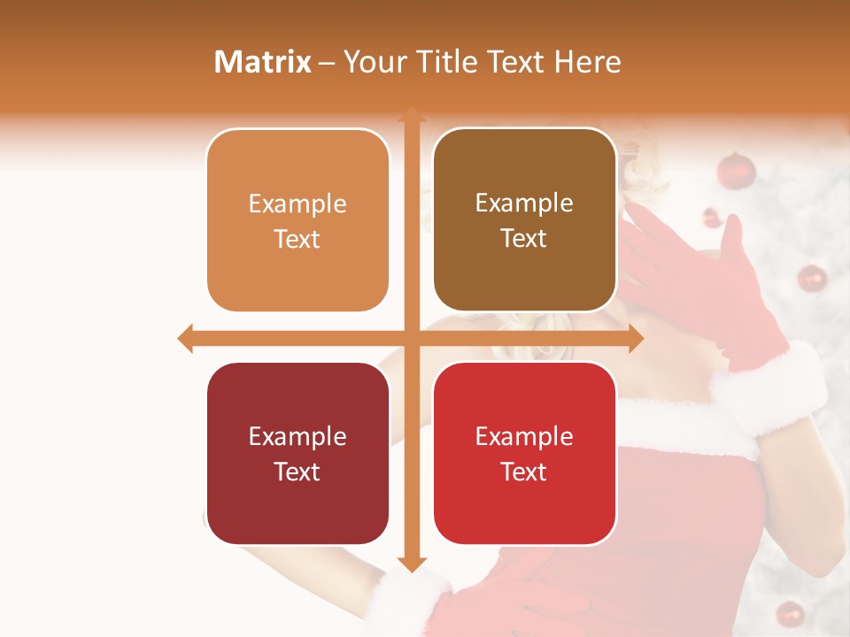 Fashion Claus Happy PowerPoint Template