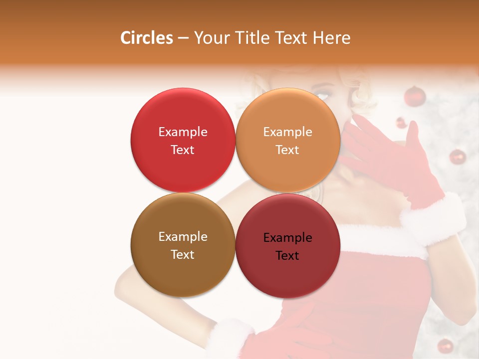 Fashion Claus Happy PowerPoint Template