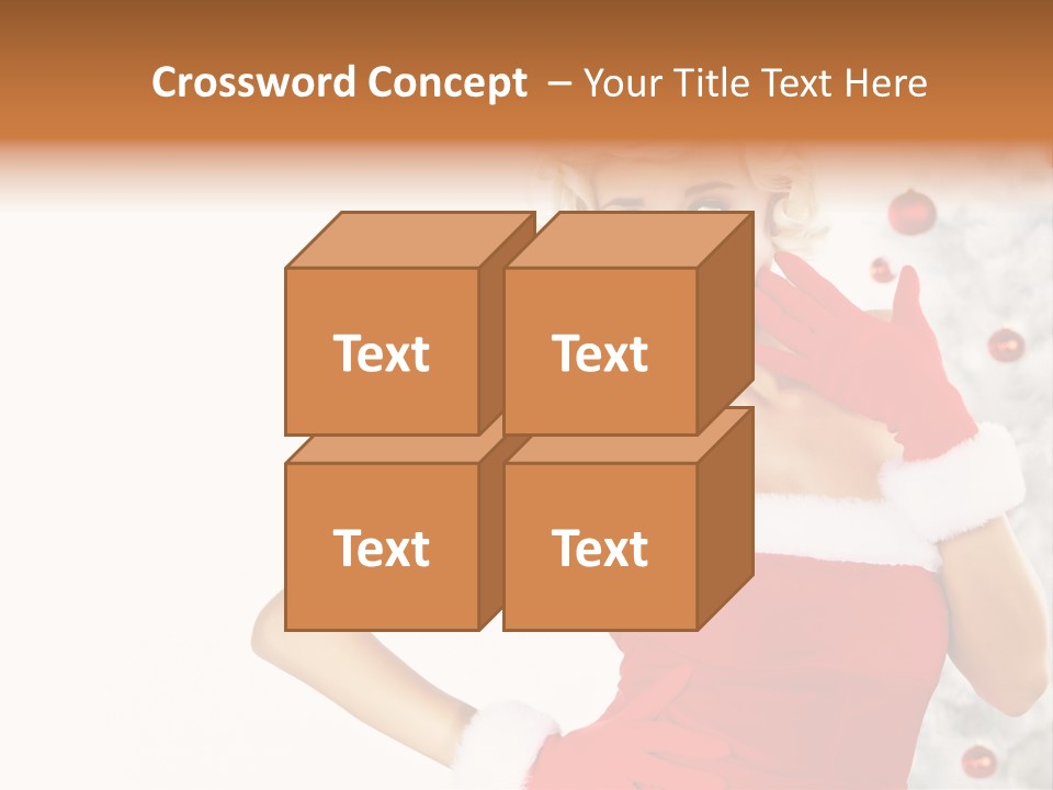 Fashion Claus Happy PowerPoint Template