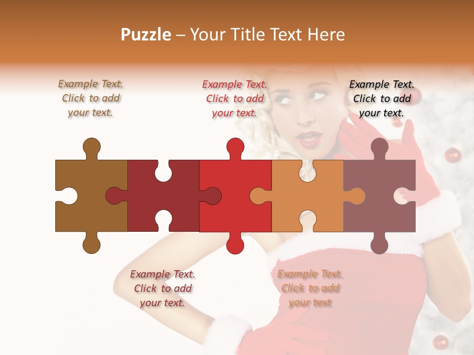 Fashion Claus Happy PowerPoint Template