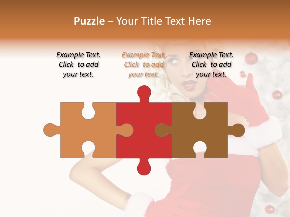 Fashion Claus Happy PowerPoint Template