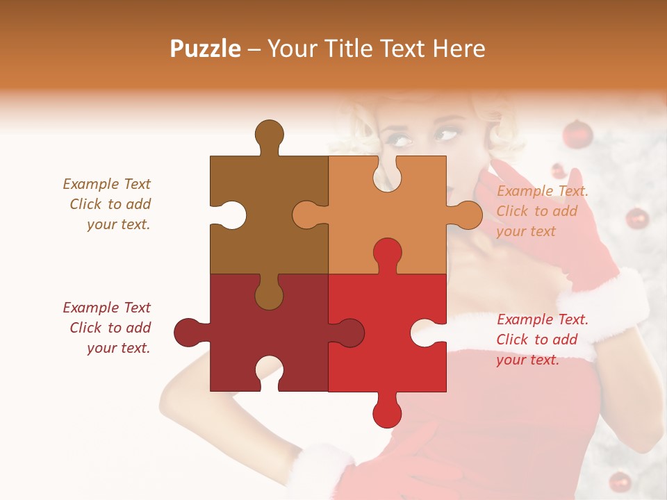 Fashion Claus Happy PowerPoint Template