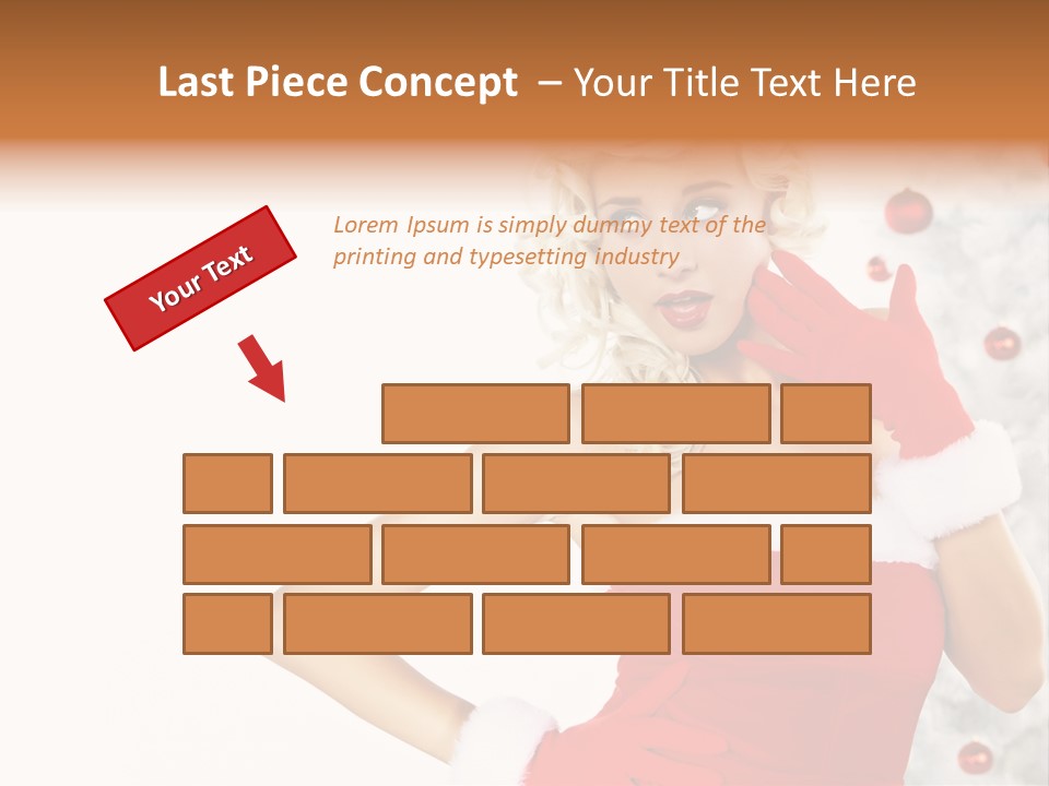 Fashion Claus Happy PowerPoint Template