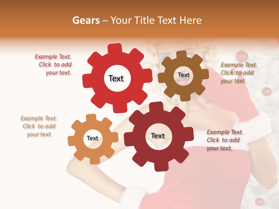 Fashion Claus Happy PowerPoint Template