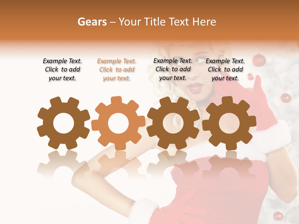 Fashion Claus Happy PowerPoint Template