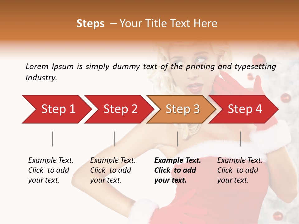 Fashion Claus Happy PowerPoint Template