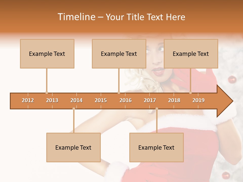 Fashion Claus Happy PowerPoint Template