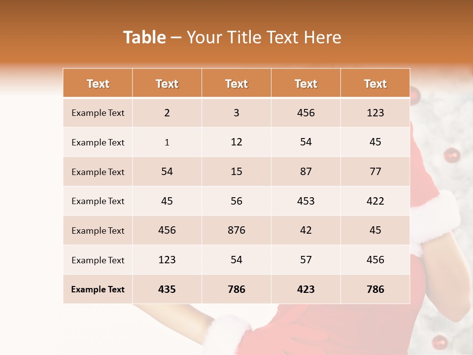 Fashion Claus Happy PowerPoint Template