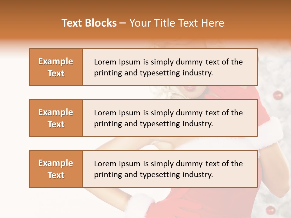 Fashion Claus Happy PowerPoint Template