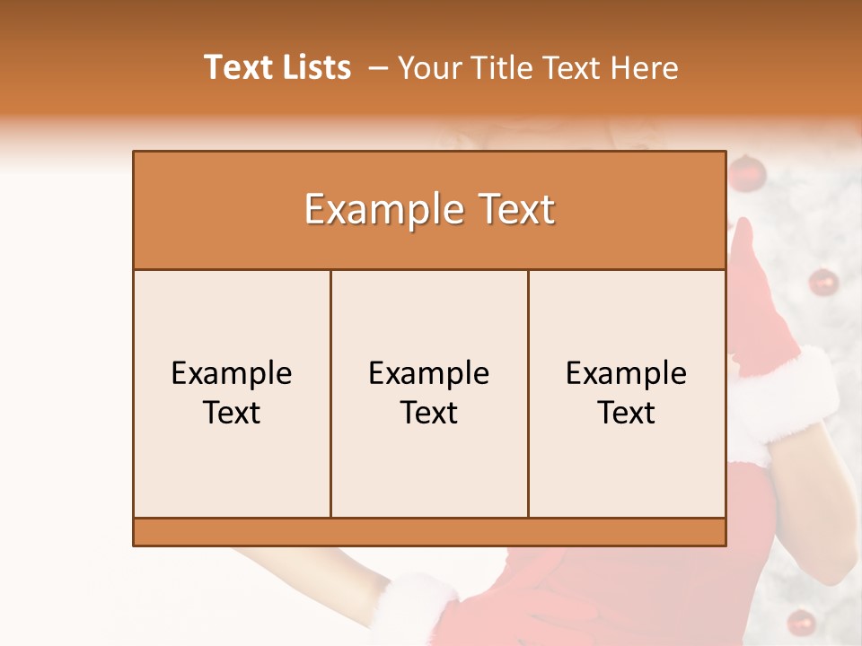 Fashion Claus Happy PowerPoint Template