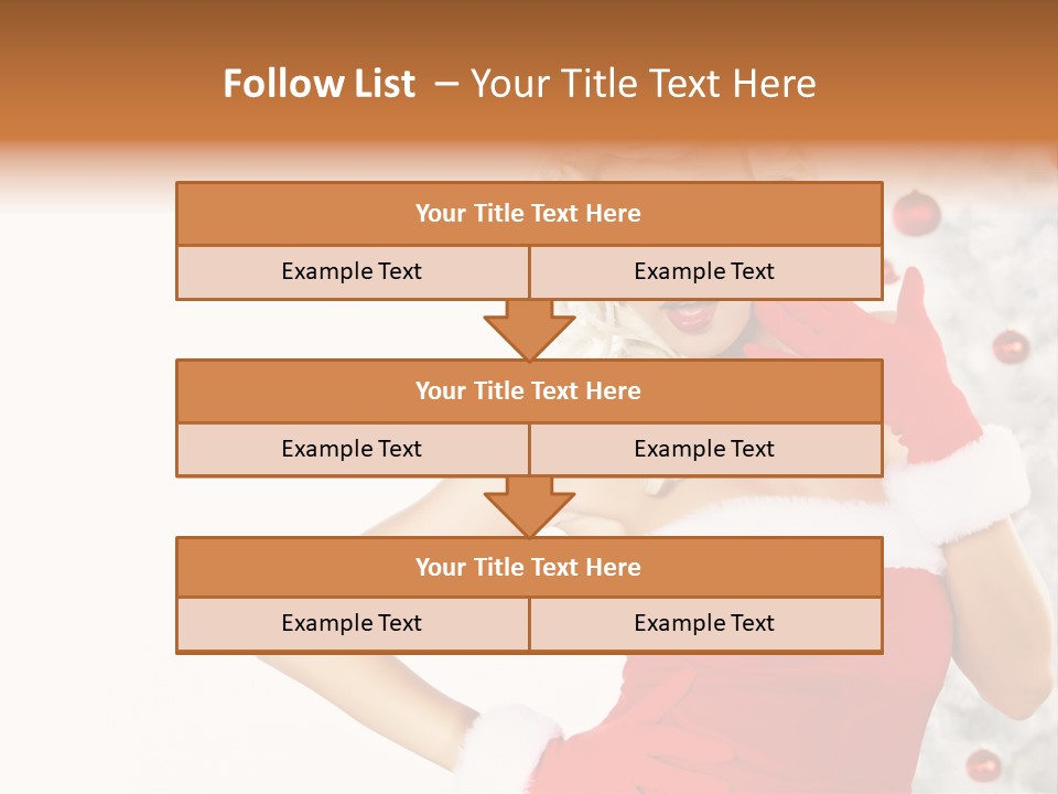 Fashion Claus Happy PowerPoint Template