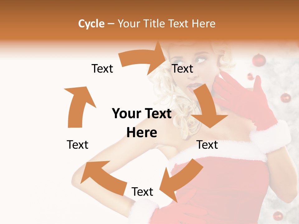 Fashion Claus Happy PowerPoint Template