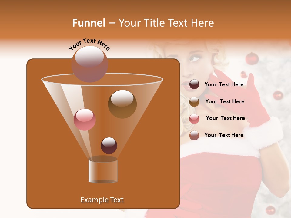 Fashion Claus Happy PowerPoint Template