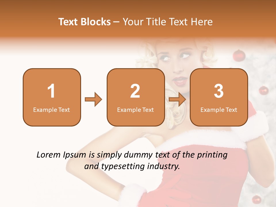 Fashion Claus Happy PowerPoint Template