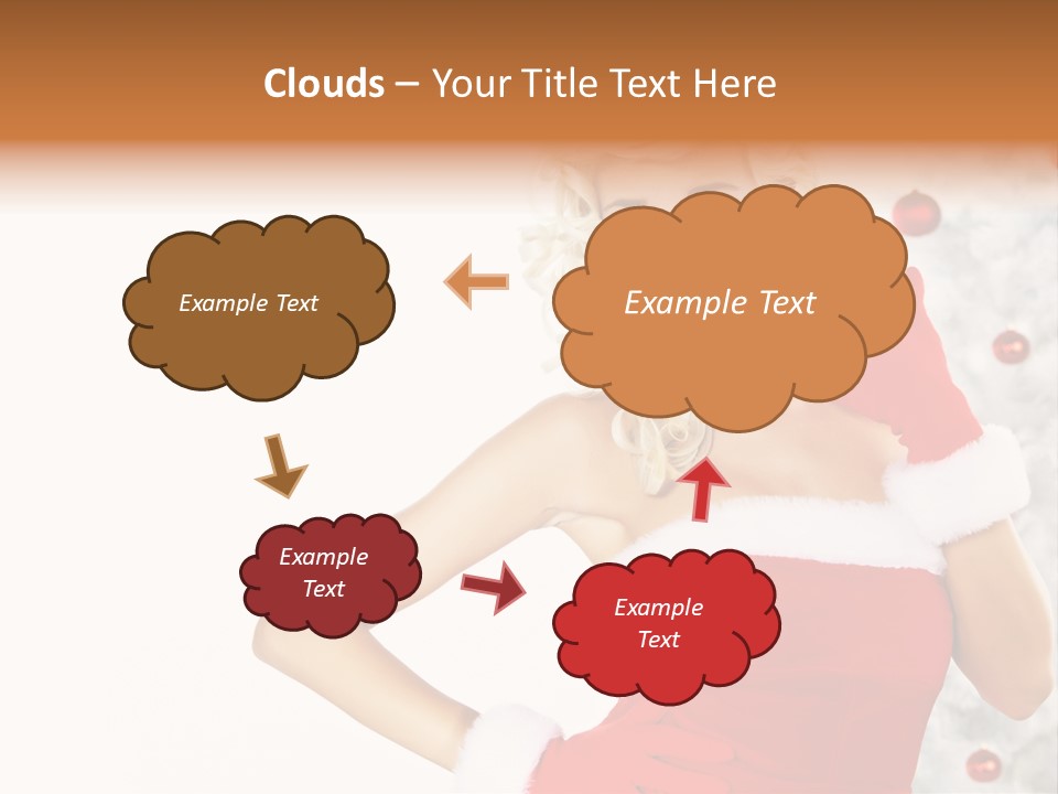 Fashion Claus Happy PowerPoint Template